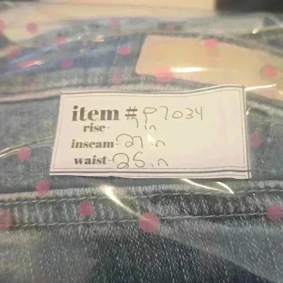 P7034 ag legging ankle white paint splatter distressed jeans size 27 - Picture 7 of 7